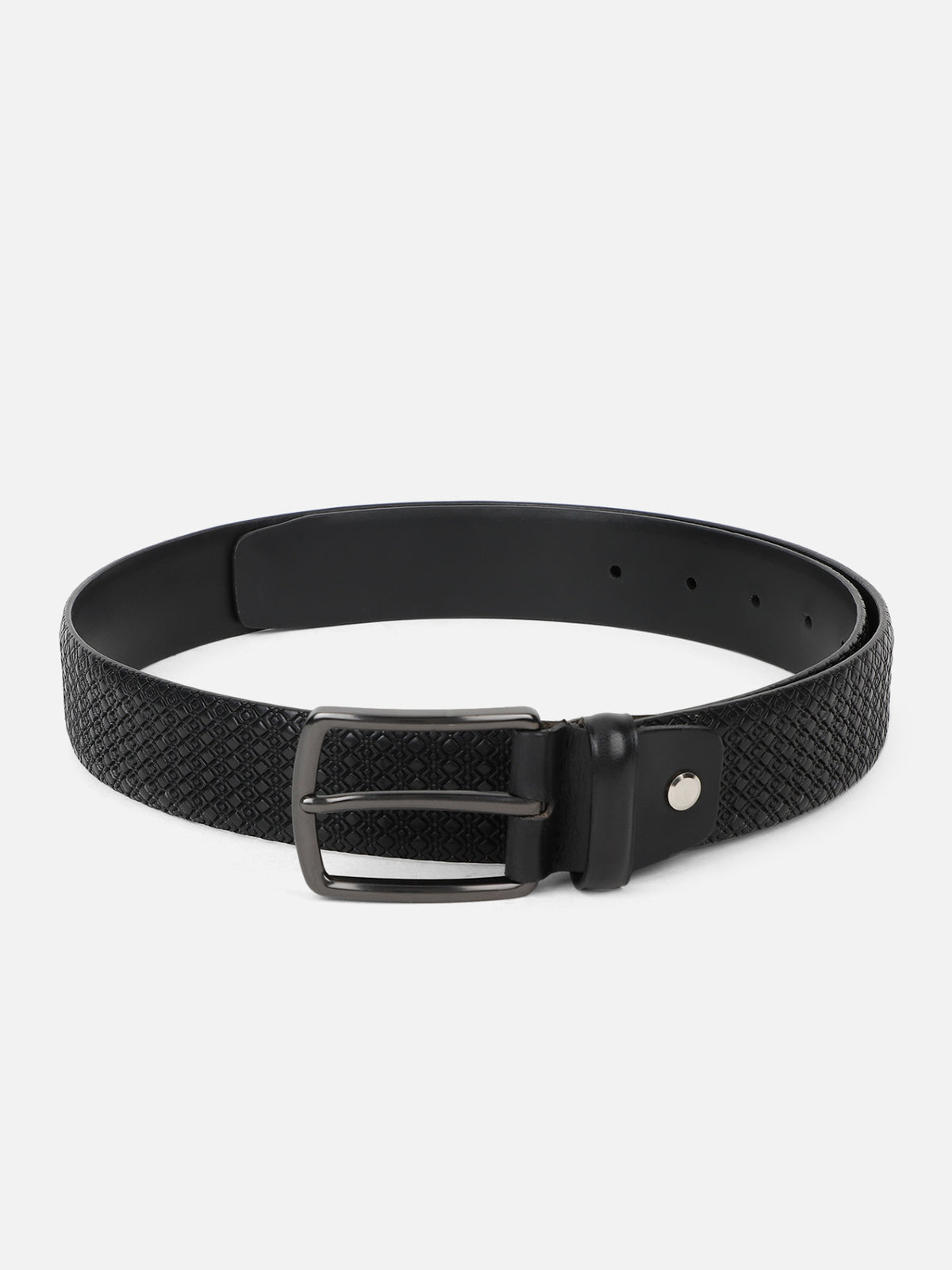 Diamond Crosshatch Embossed Belt