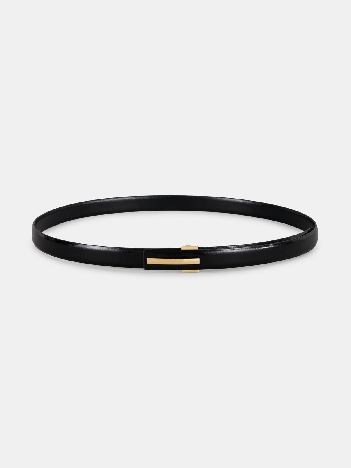 Sleek Leather Belt