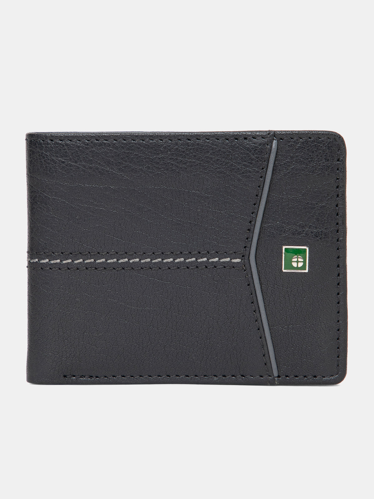 Geometric Leather Wallet