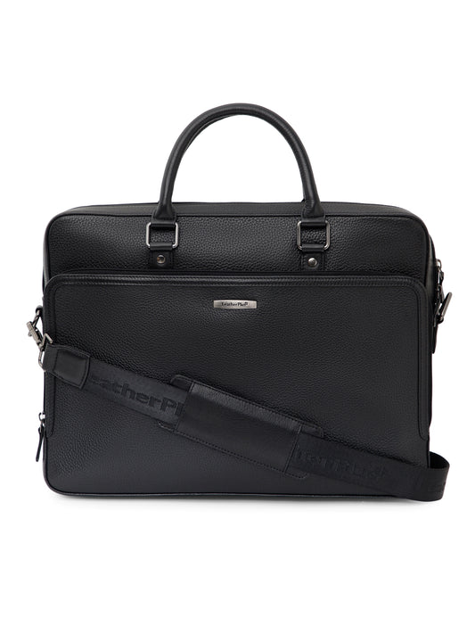 Textured Leather Laptop Bag LT16-2001