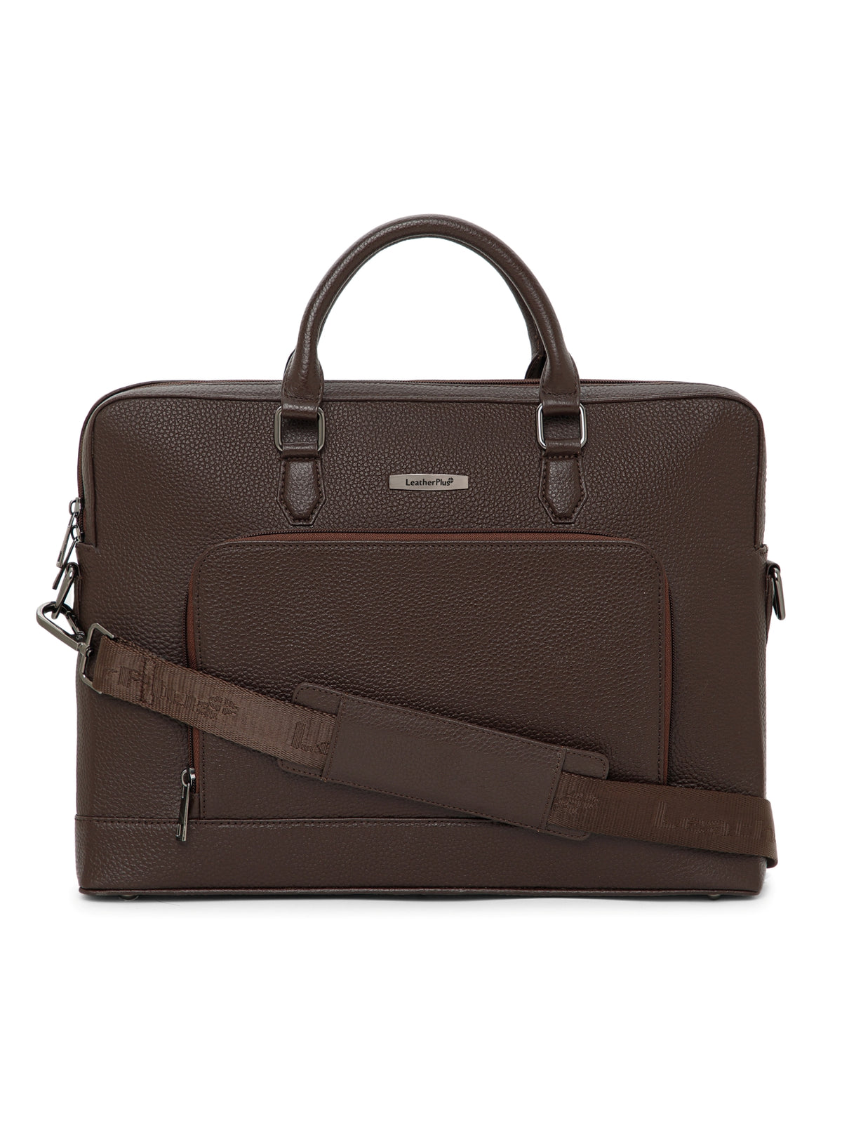 Sleek Leather Laptop Bag