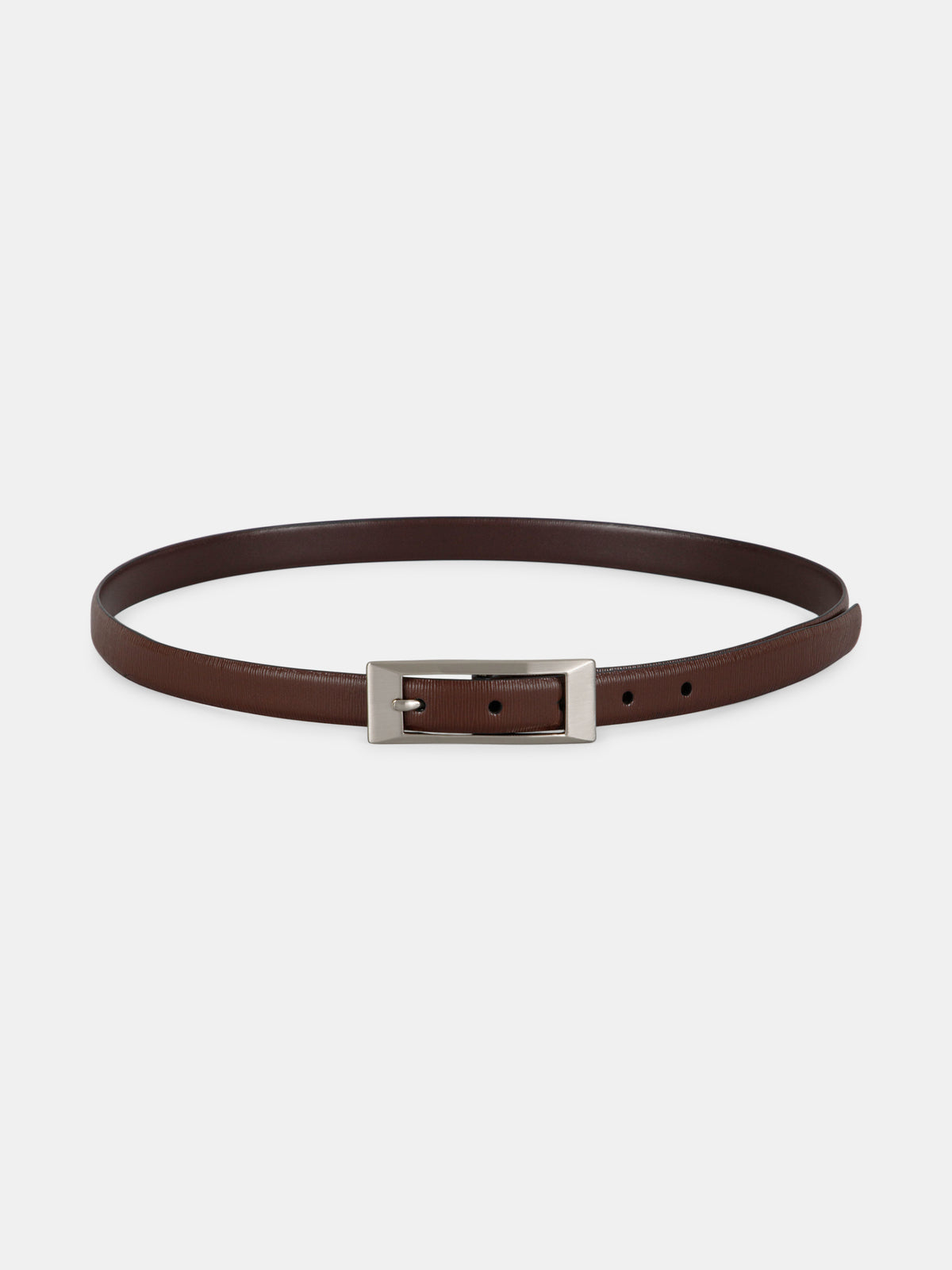 Striped Leather Belt