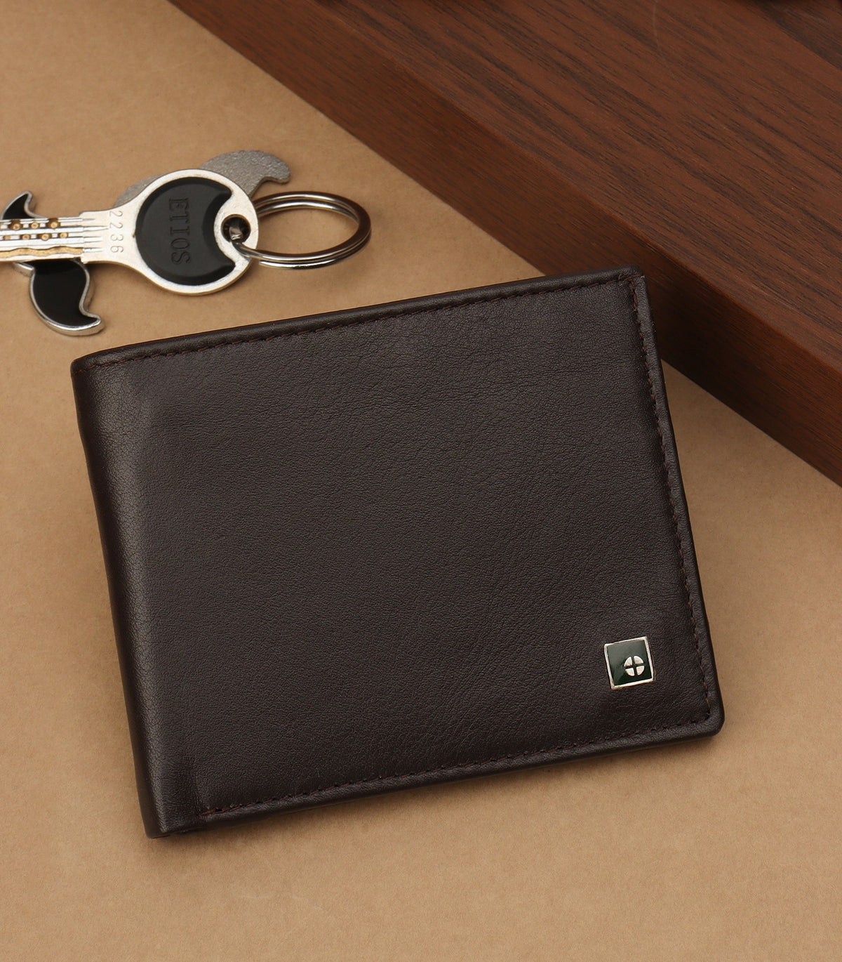 Smooth Natural Leather Wallet