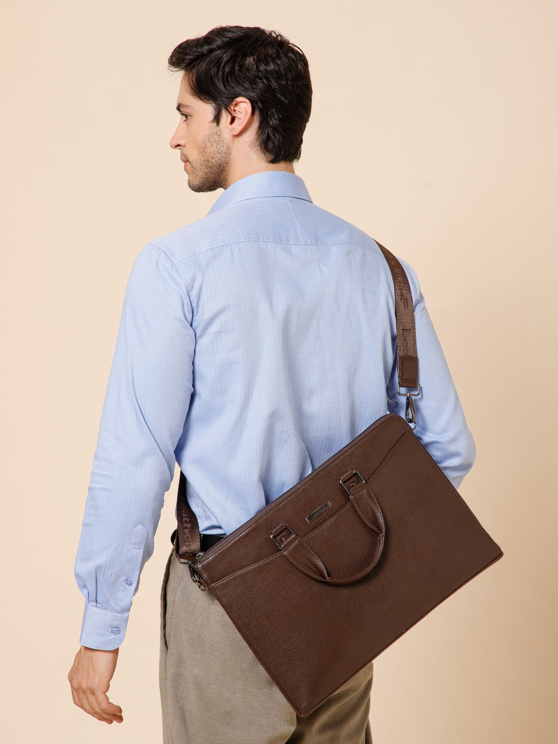 Slim Leather Laptop Sleeve