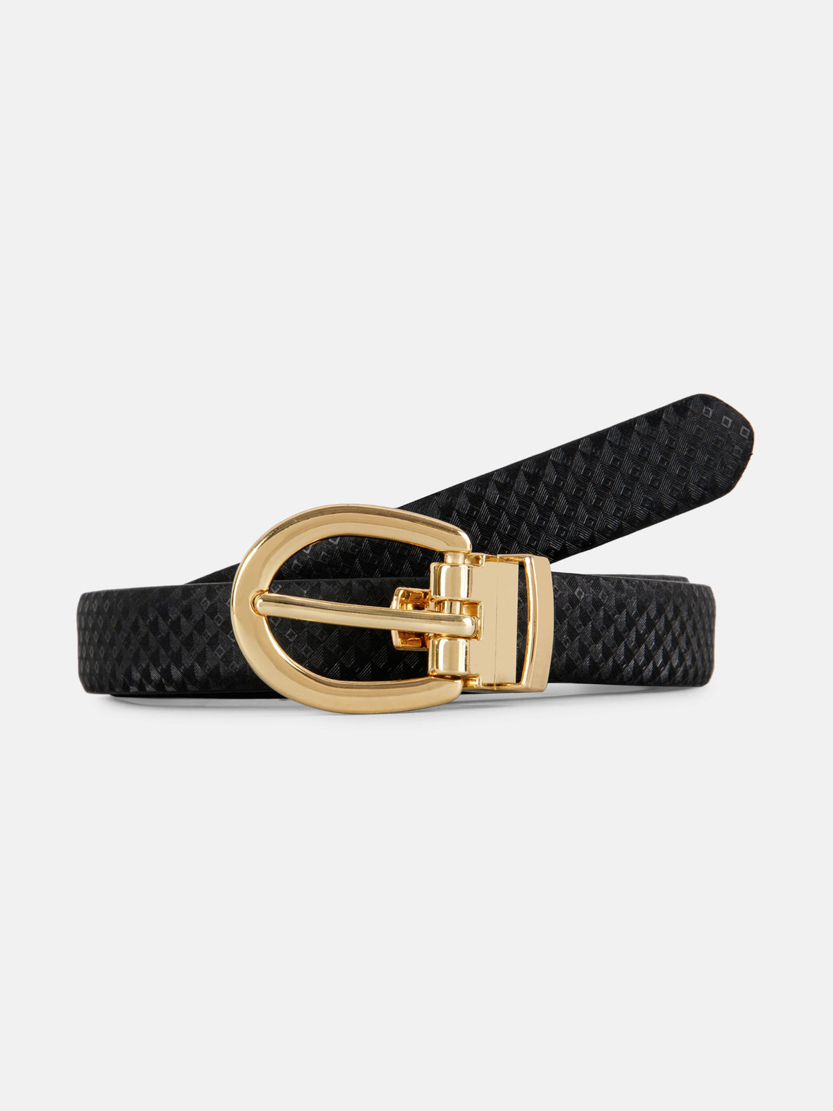 Minimal Reversible Leather Belt