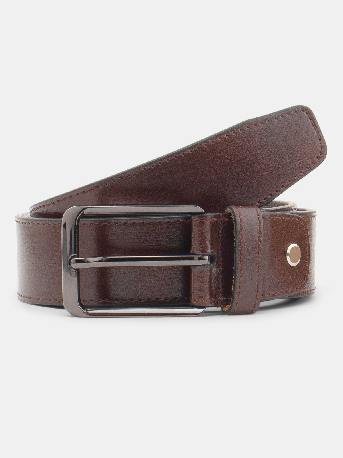 Pebble Grain Casual Leather Belt