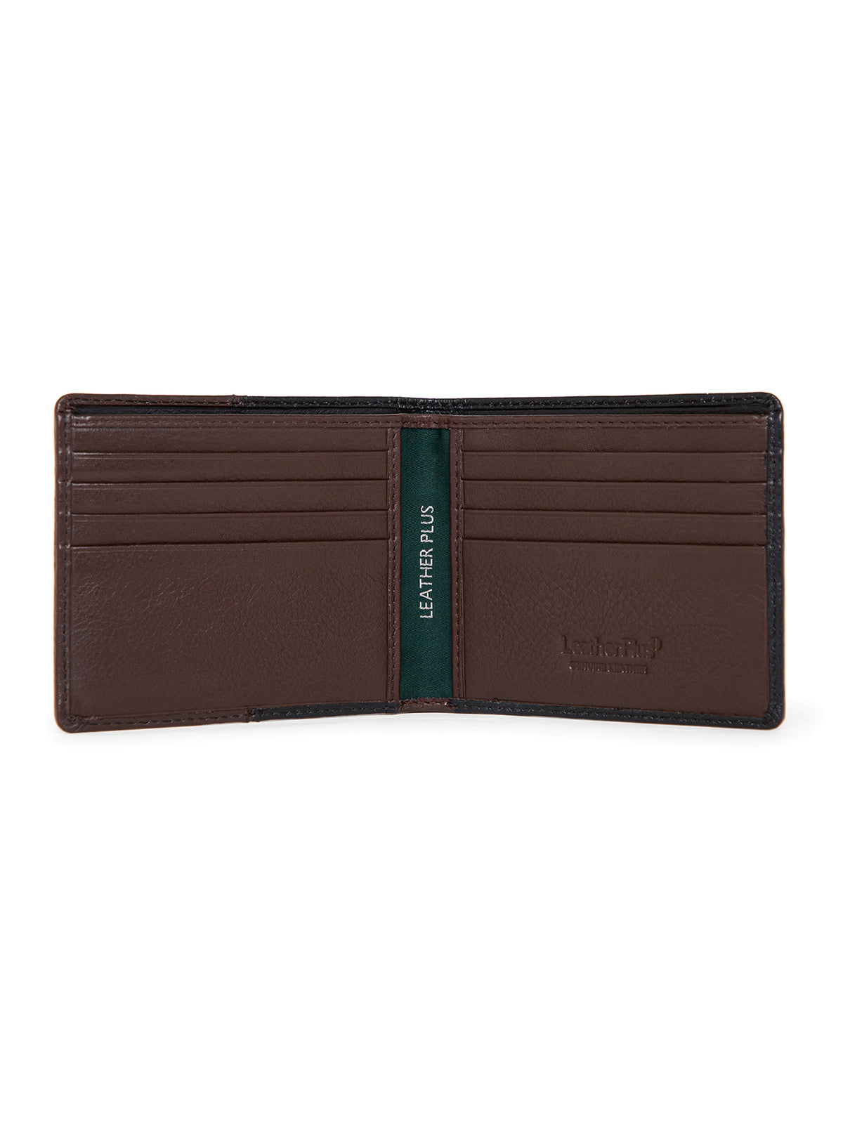 Dual-Tone Grain Finish Leather Wallet