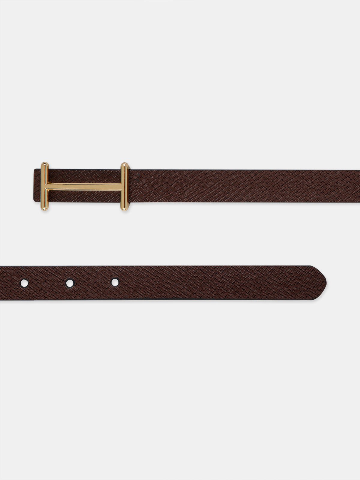 Saffiano Leather Belt