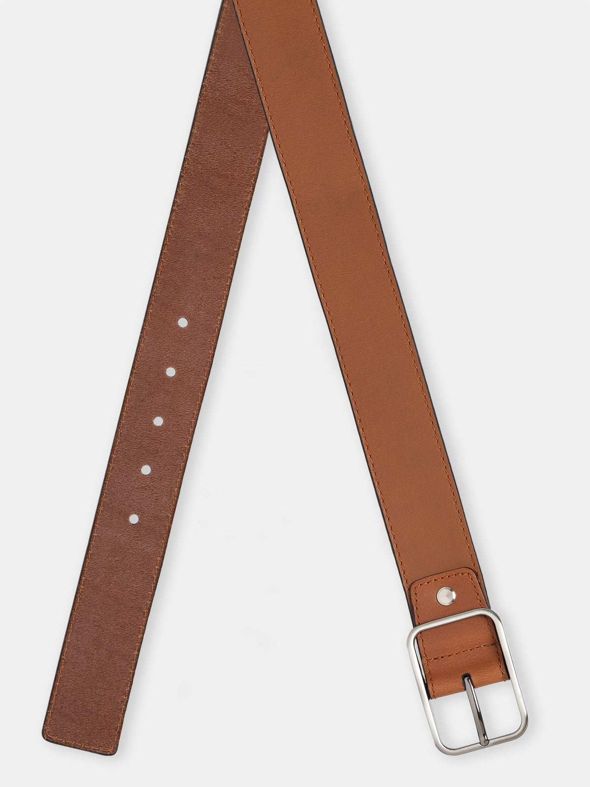 Textured Casual Leather Belt