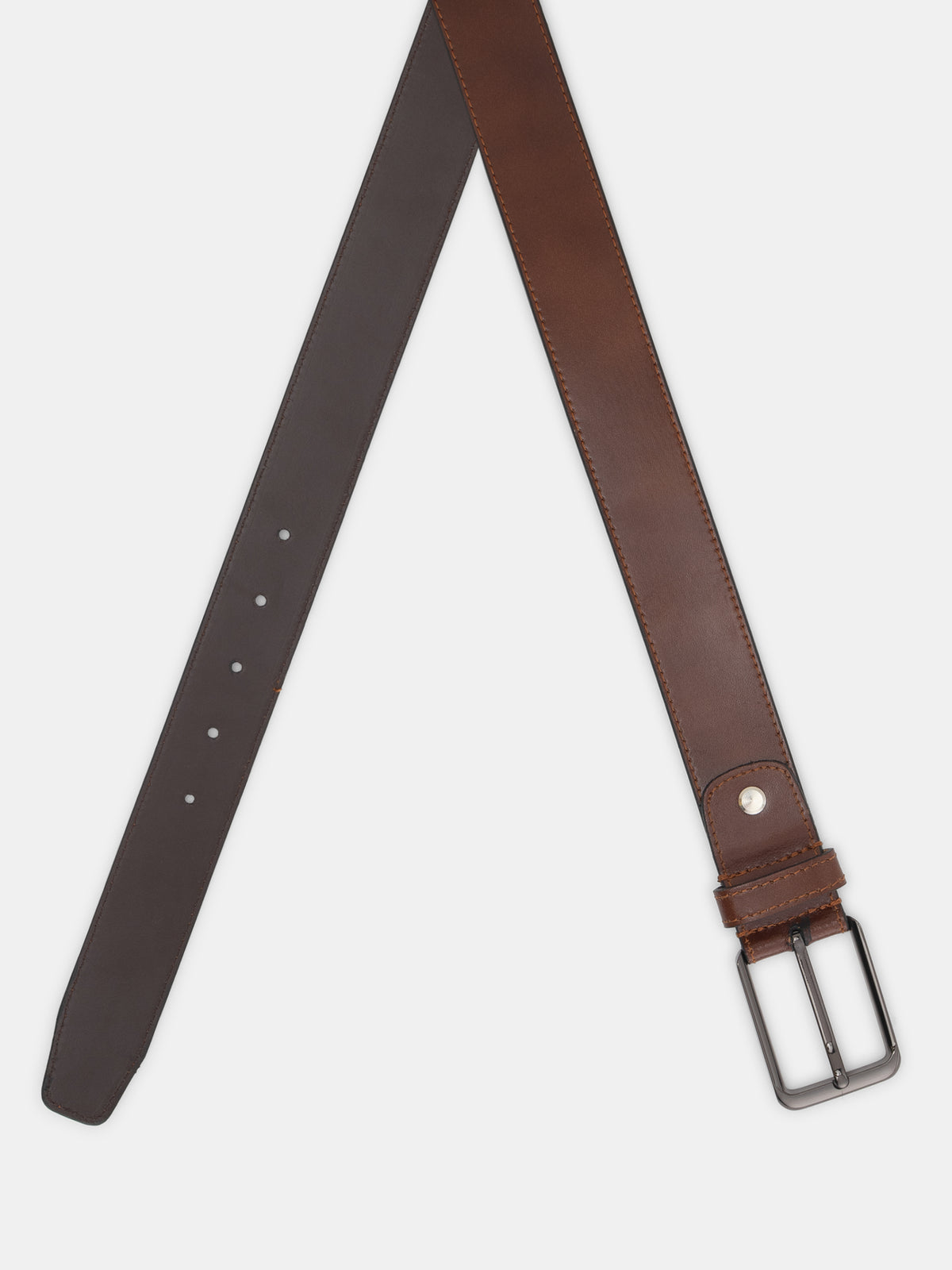 Pebble Grain Casual Leather Belt