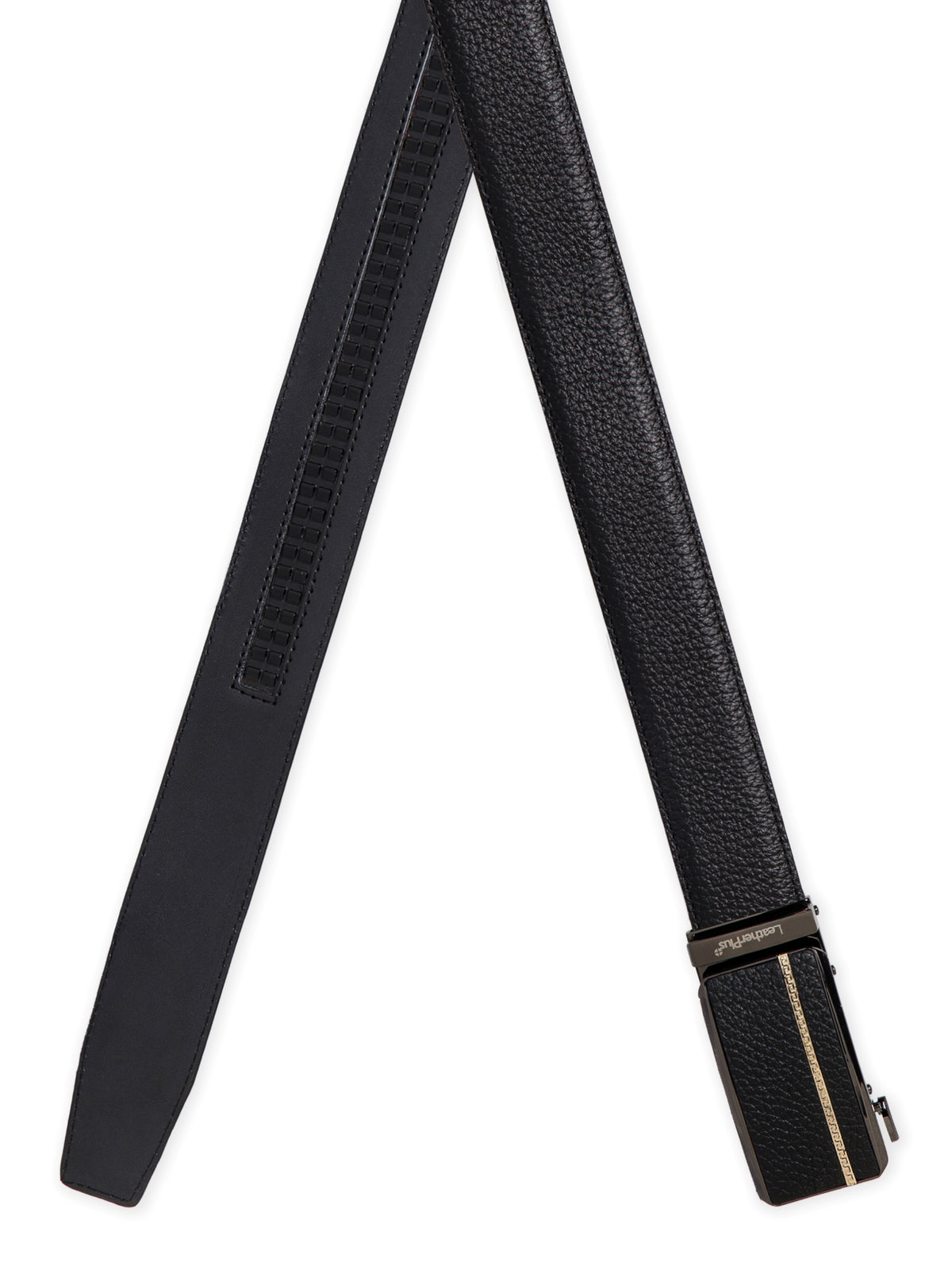 Plus Size Autolock Leather Belt