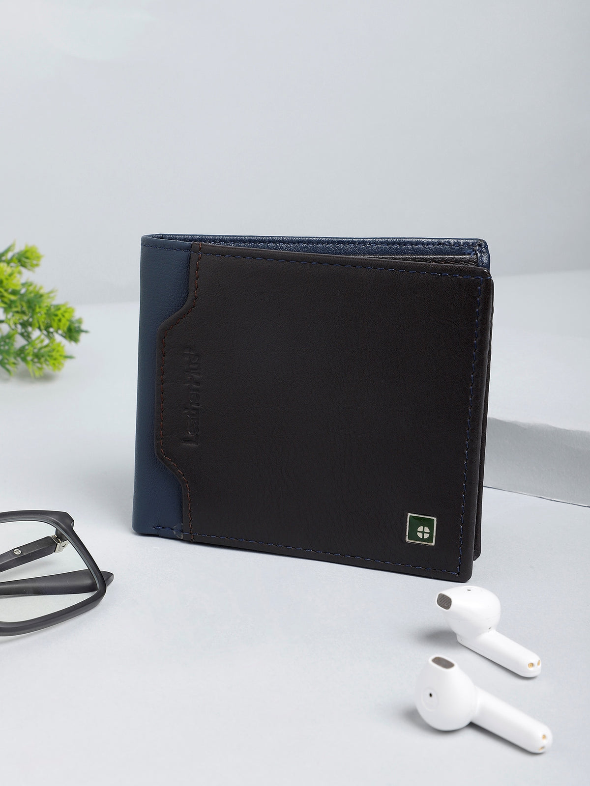 Textured Leather Wallet