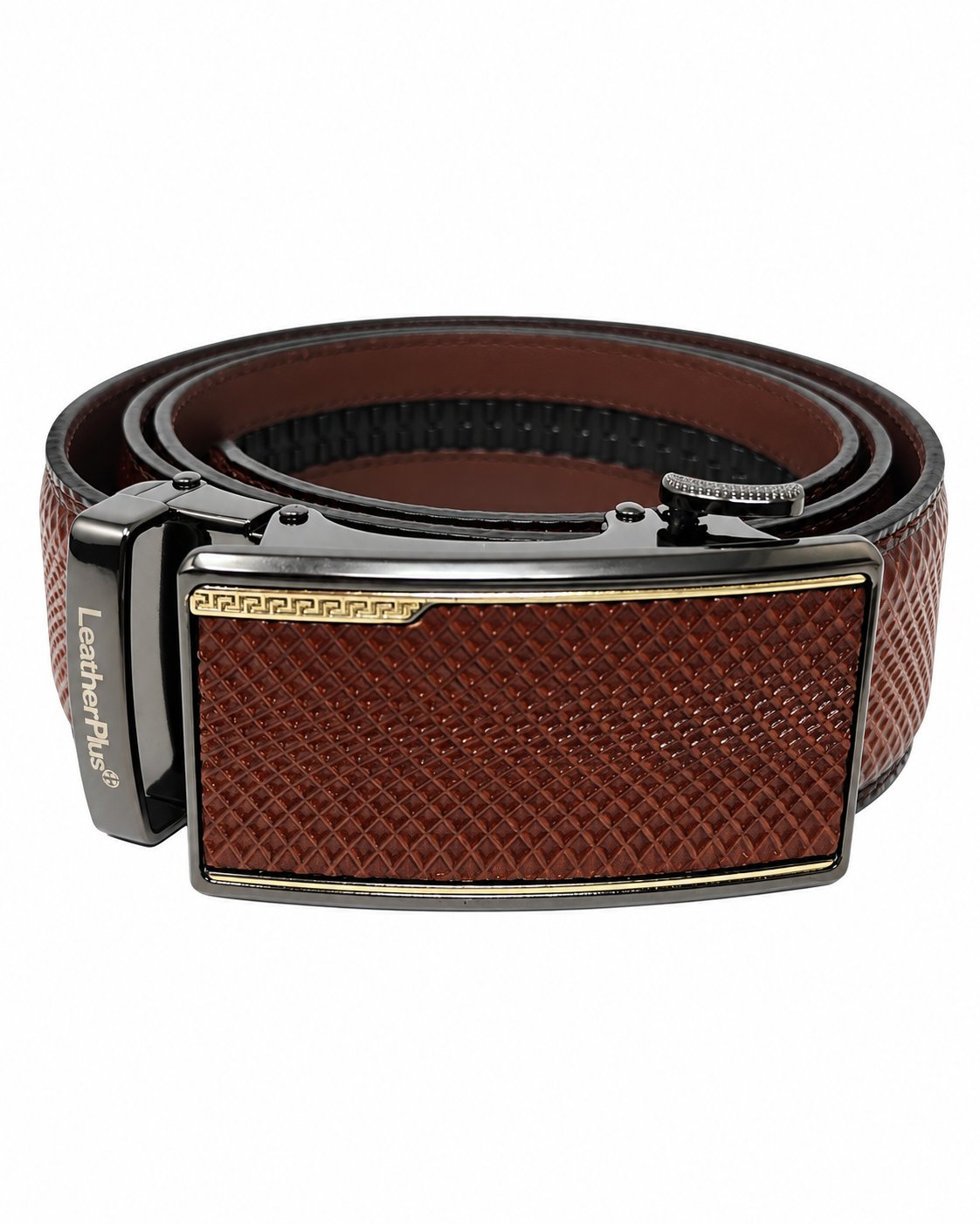 Plus Size Classic Autolock Leather Man's Belt