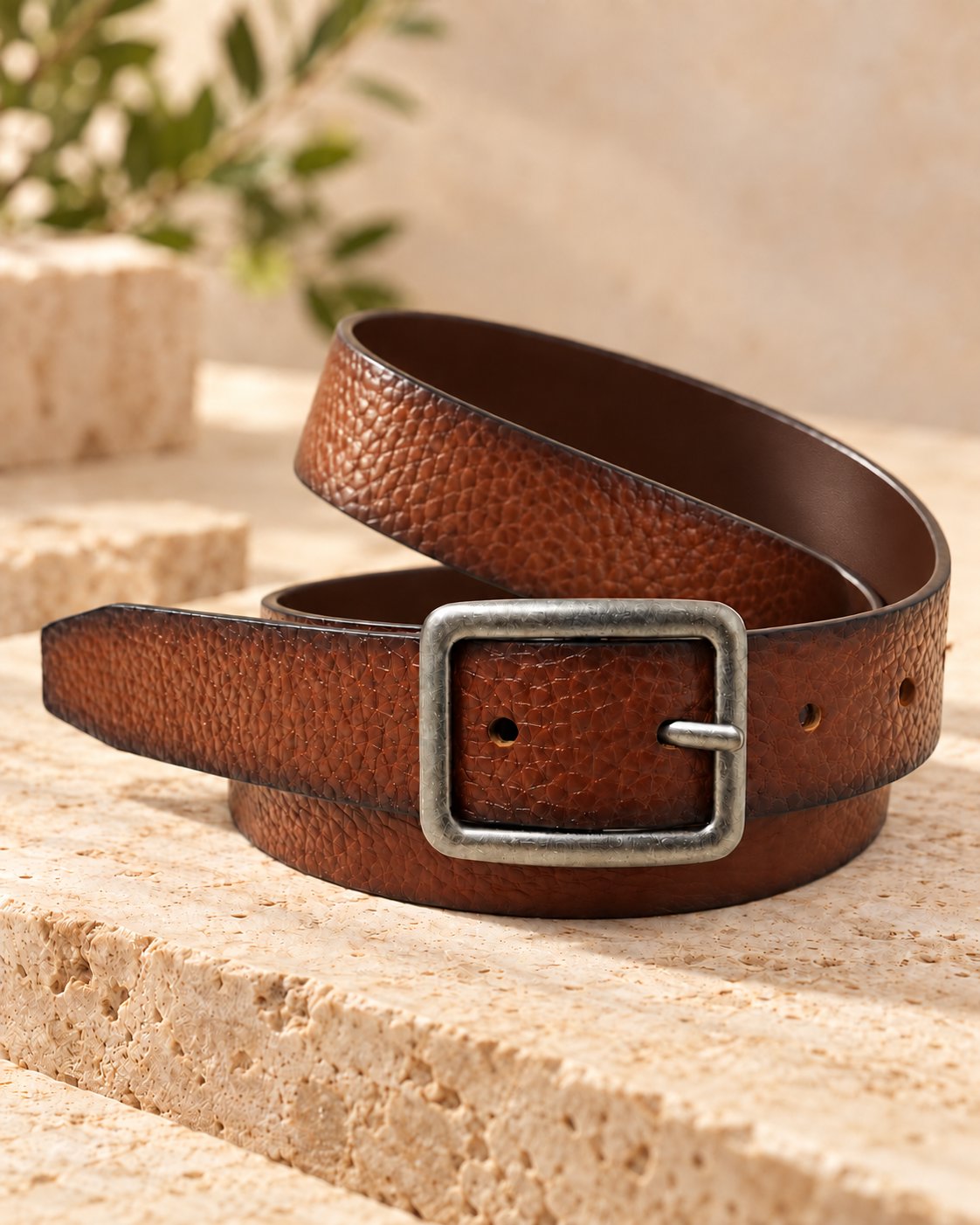 Sleek Formal Leather Belt BS-7007