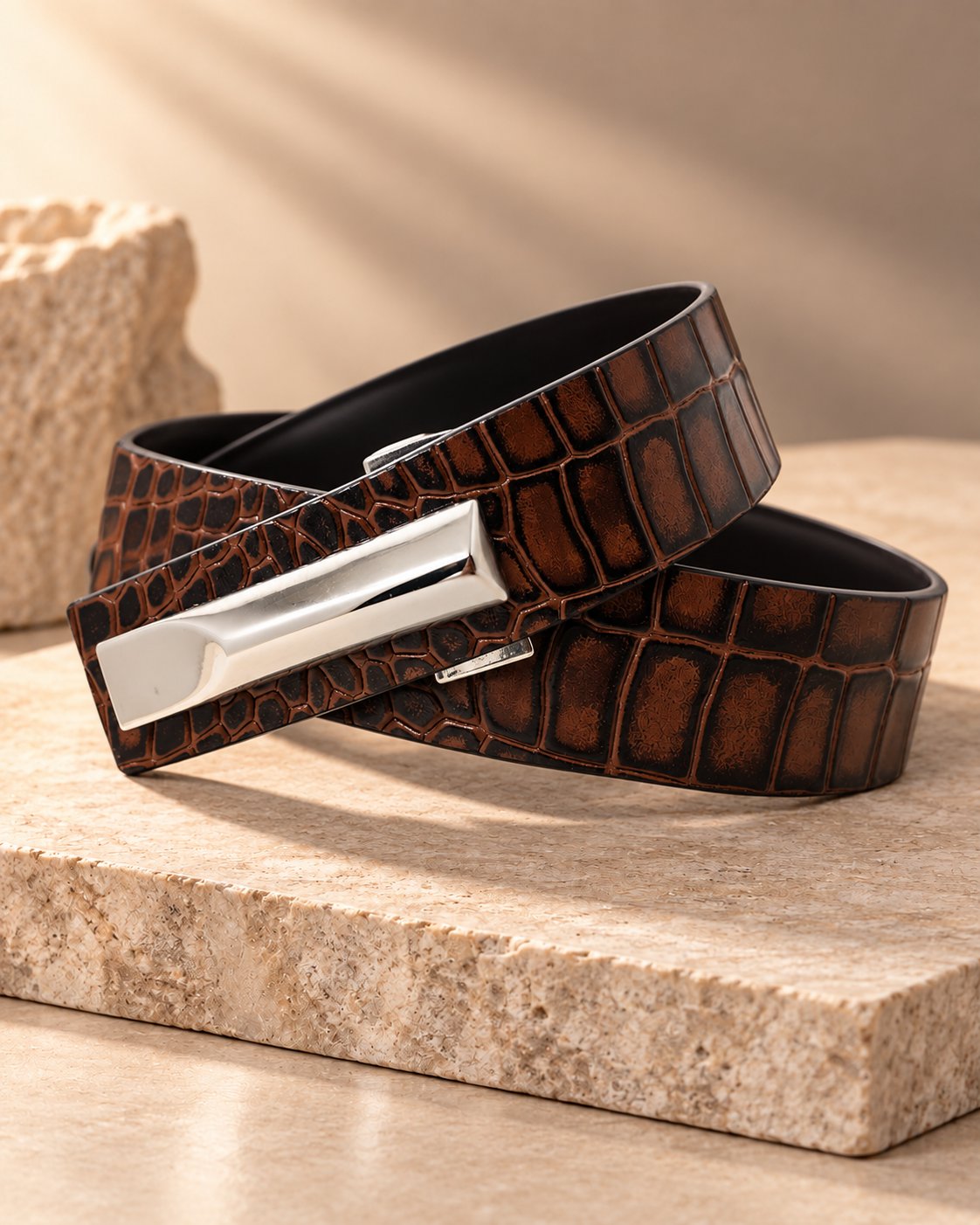 Classic Smooth Casual Leather Belt BS-7019