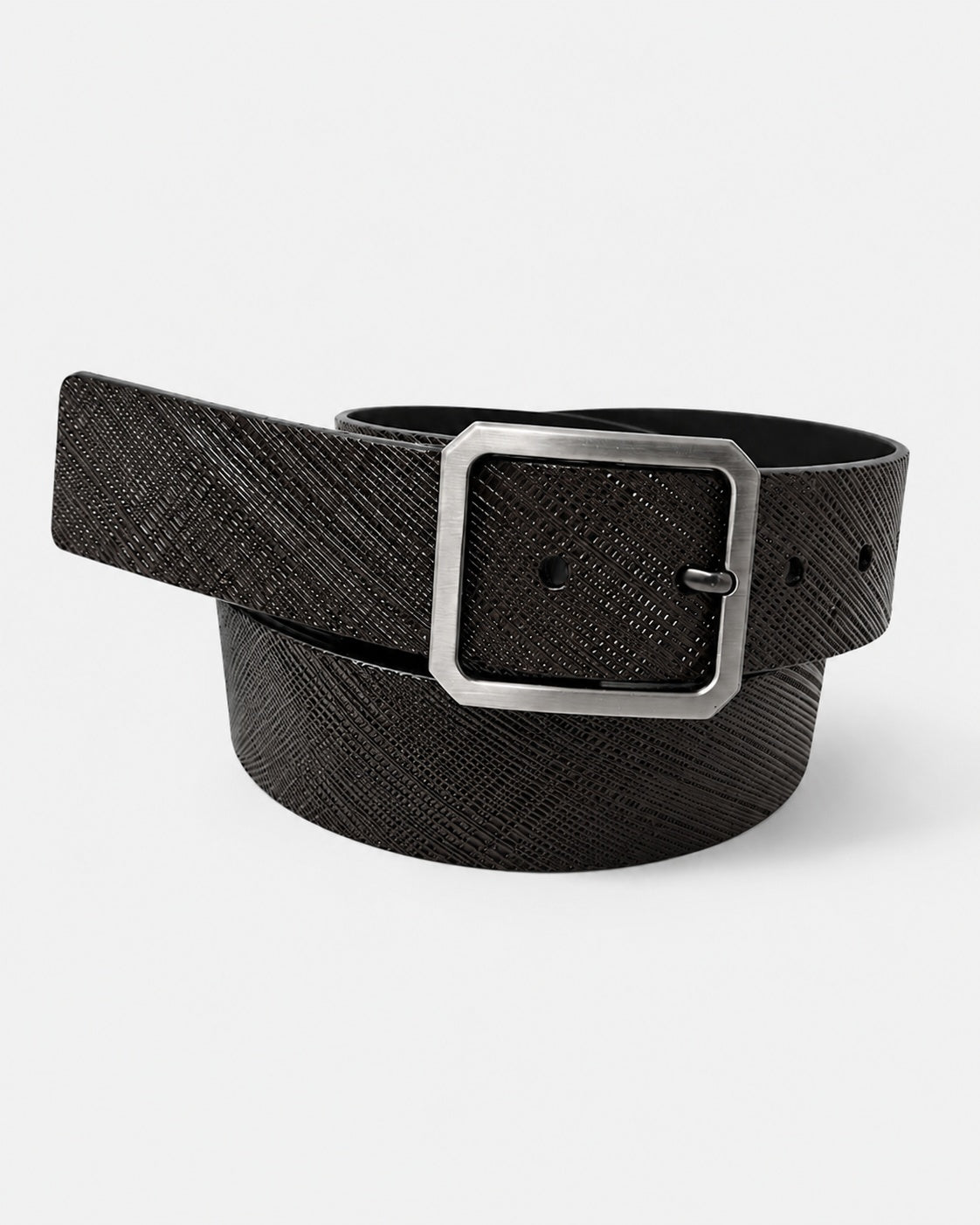 Diamond Crosshatch Embossed Belt