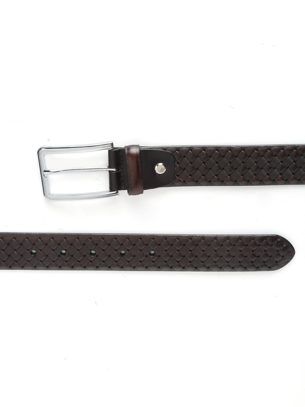 Basket Weave Crafted Leather Belt