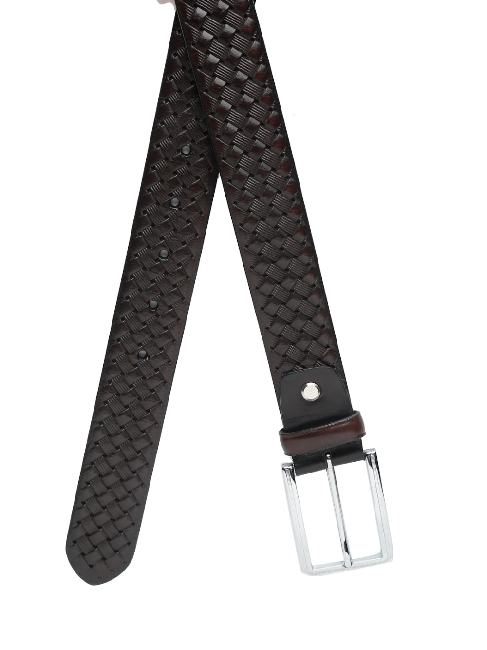 Basket Weave Crafted Leather Belt