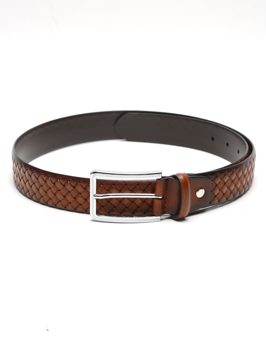 Basket Weave Crafted Leather Belt