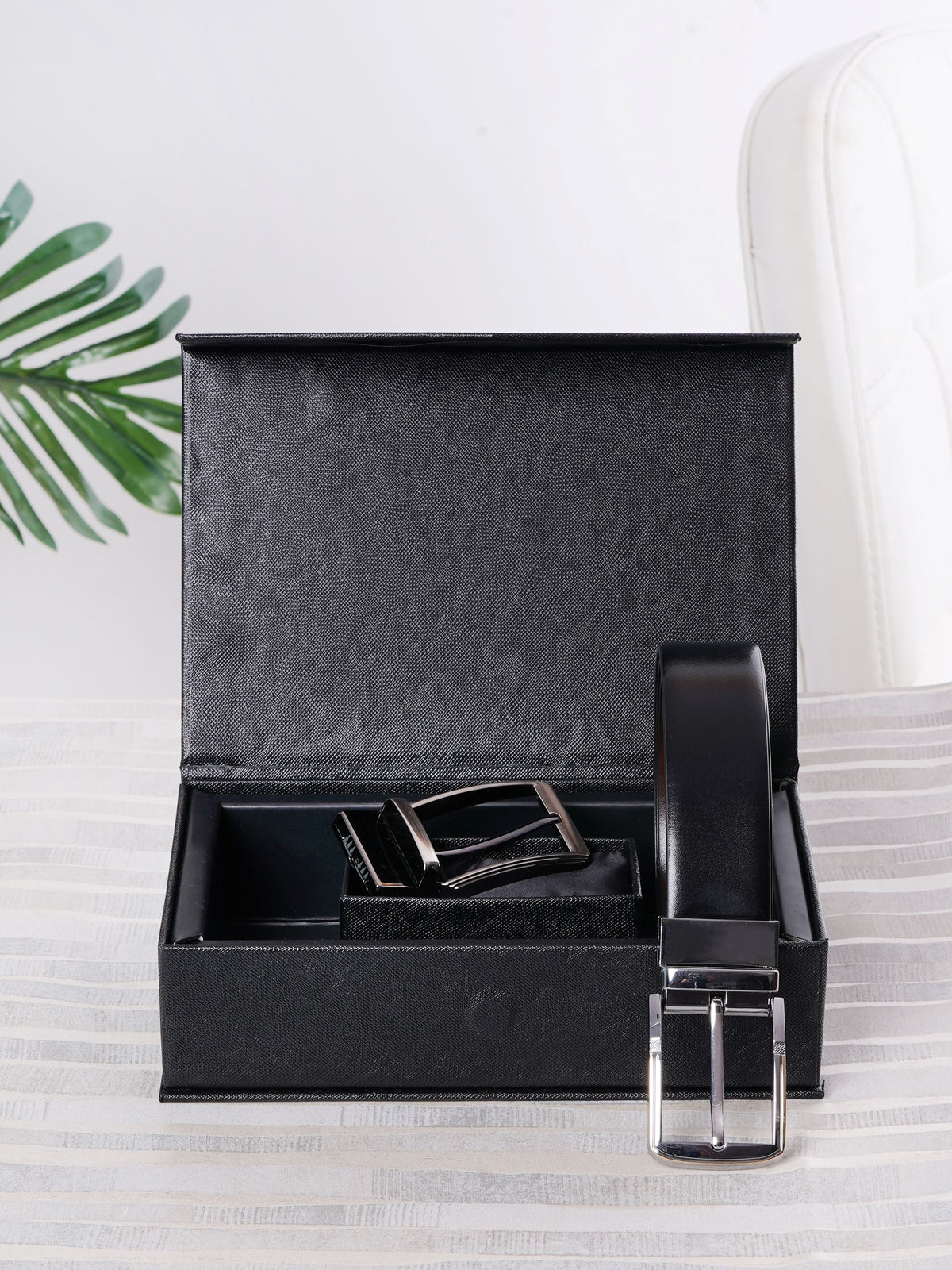 Reversible Belt & Buckle Gift Set