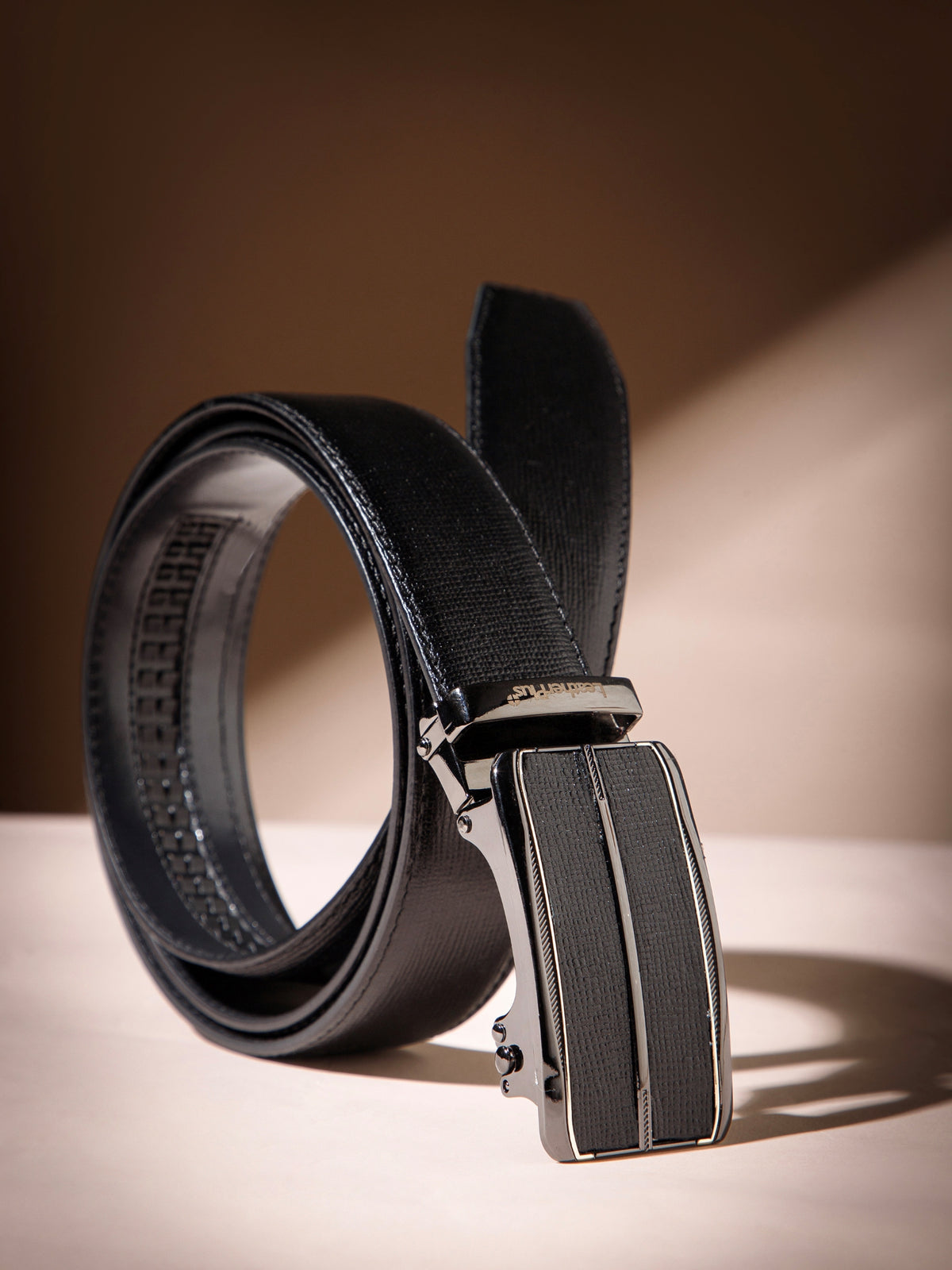 Plus Size Refined Autolock Leather Belt