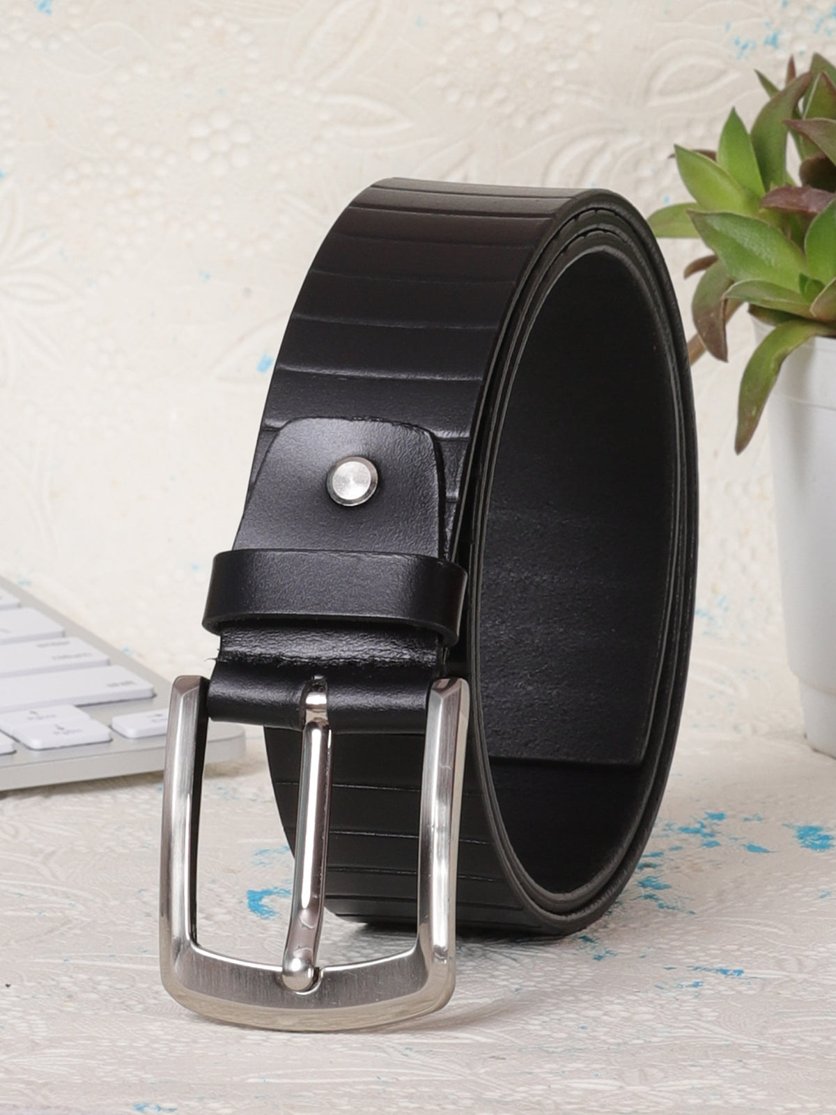 Rugged Casual Leather Belt
