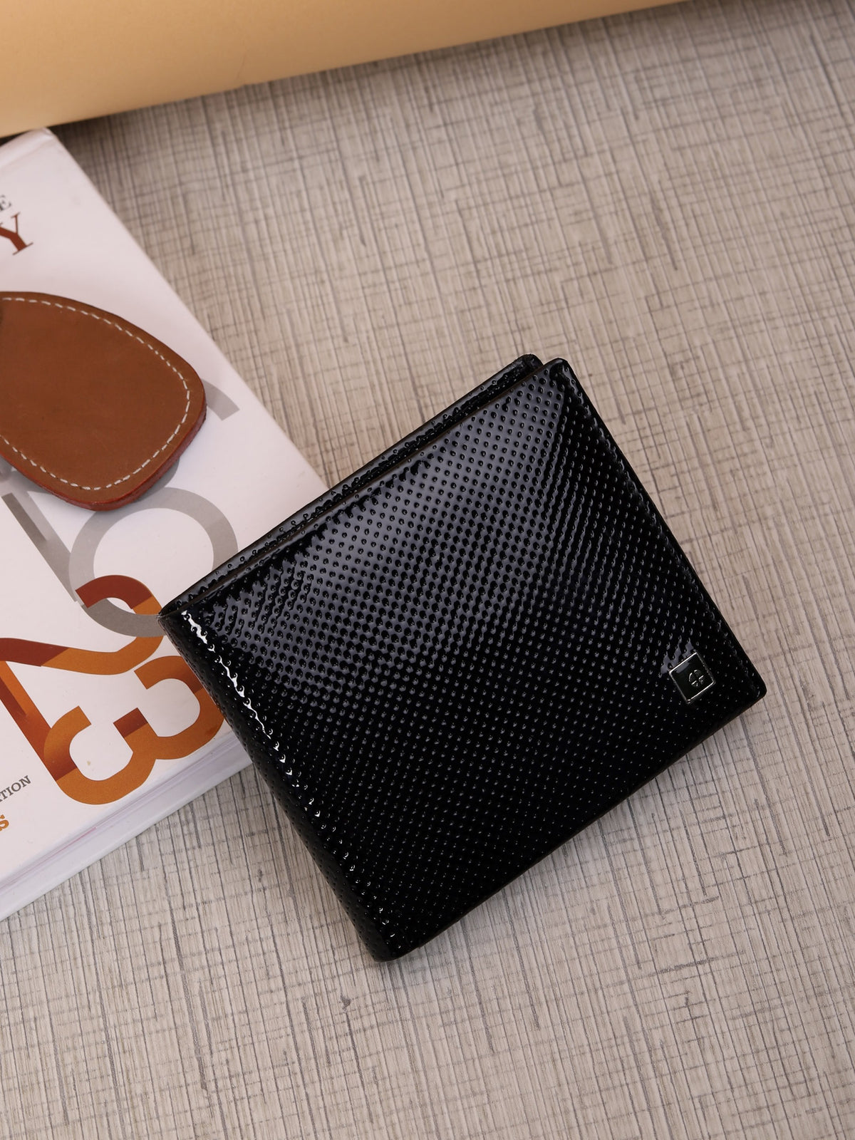 Subtle-Sheen Leather Wallet