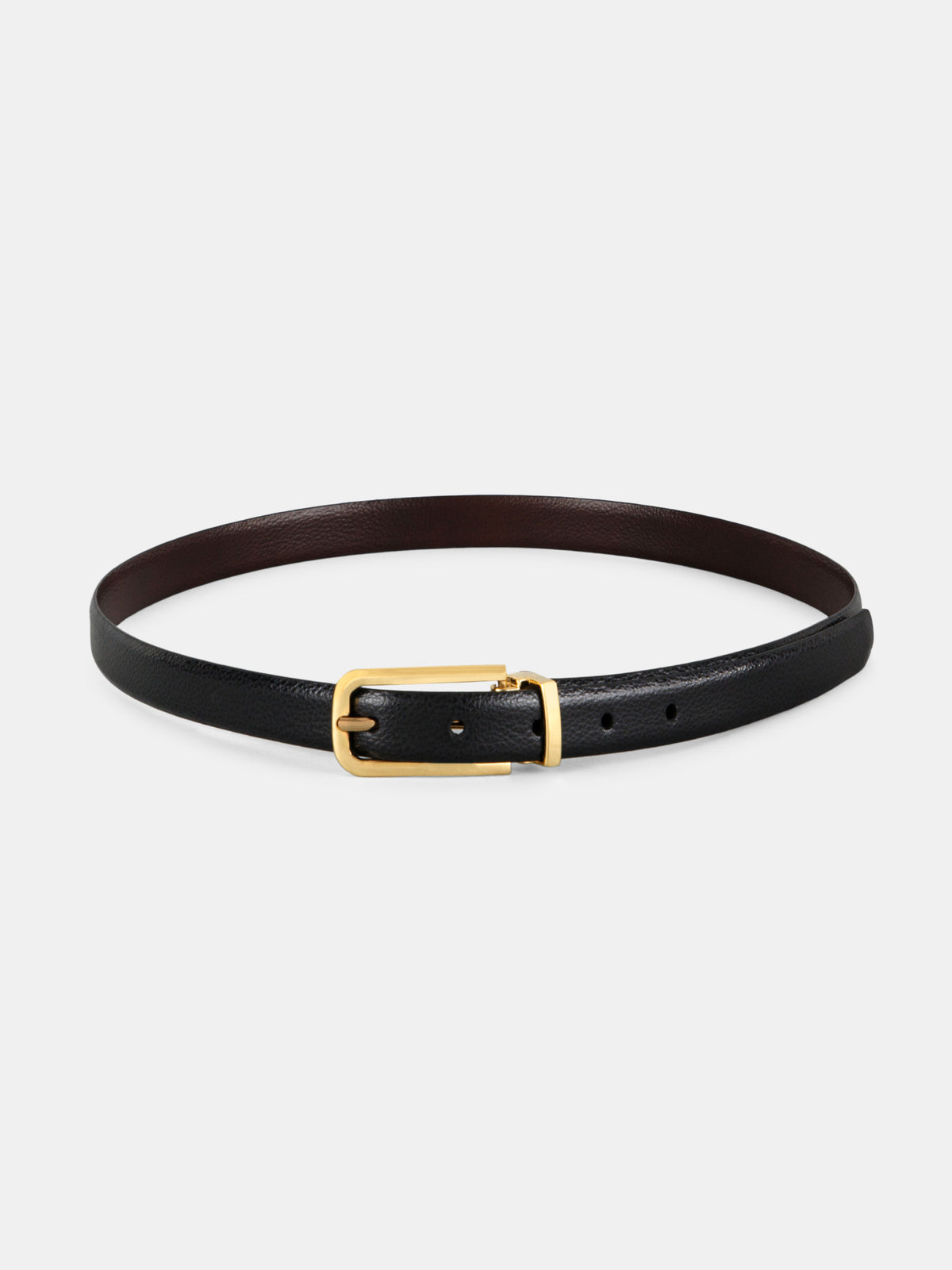 Natural Milled Reversible Leather Belt