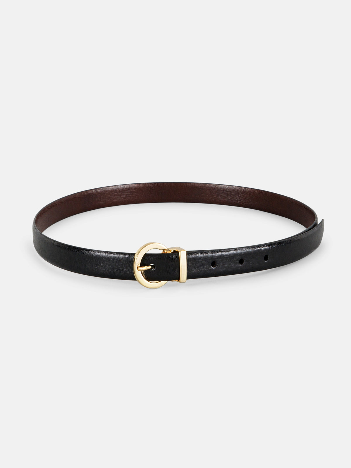 Signature Reversible Leather Belt