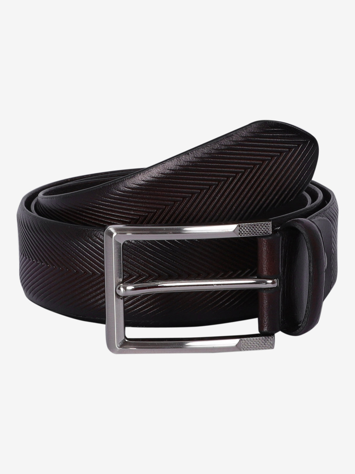 Herringbone Formal Leather Belt
