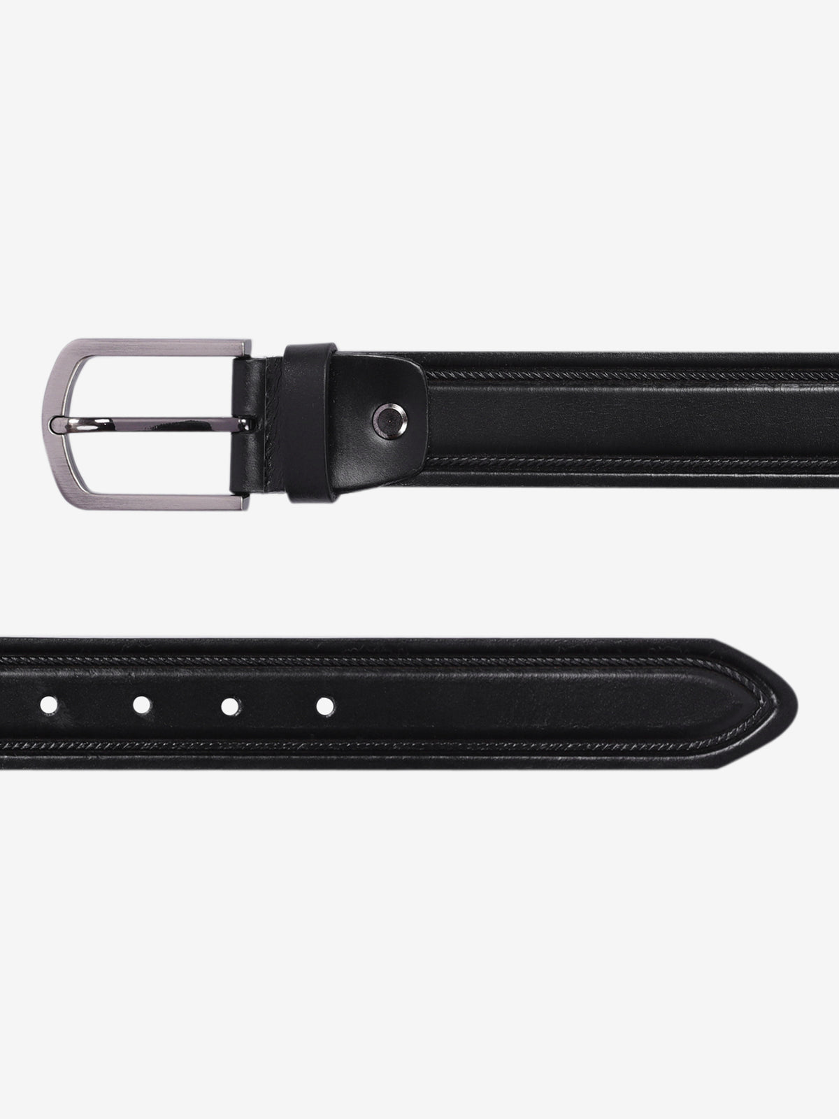 Center Groove Formal Leather Men