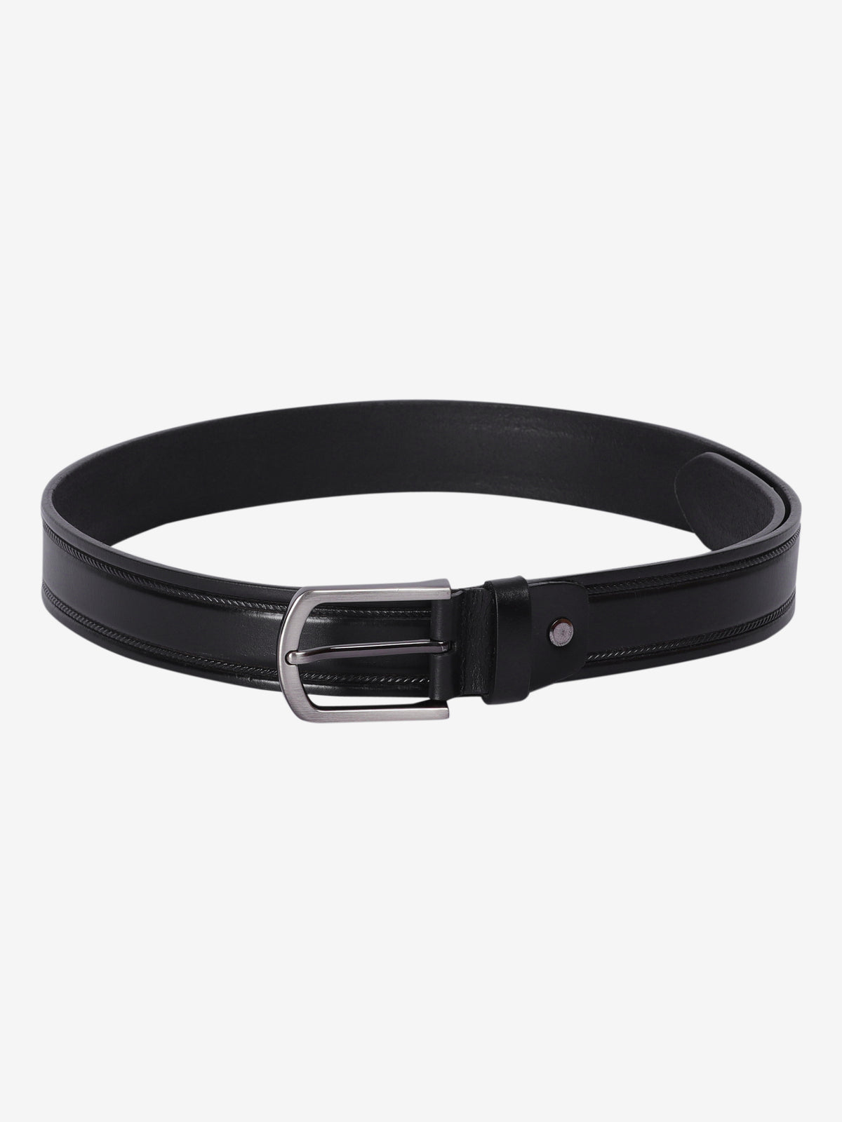 Center Groove Formal Leather Men