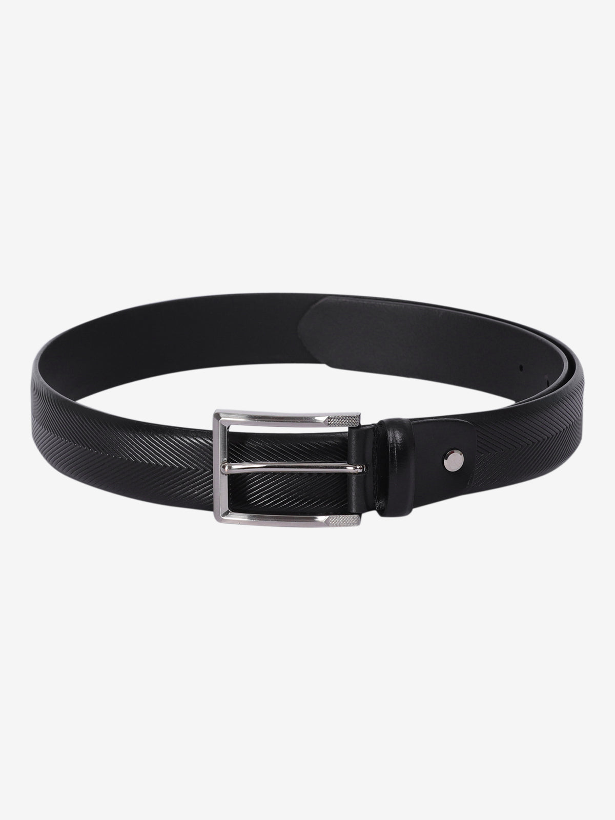 Herringbone Formal Leather Belt