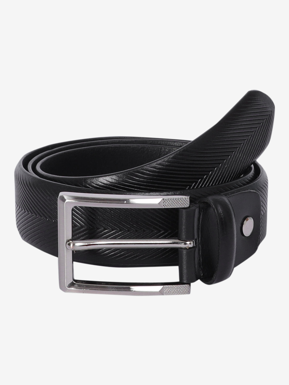 Herringbone Formal Leather Belt