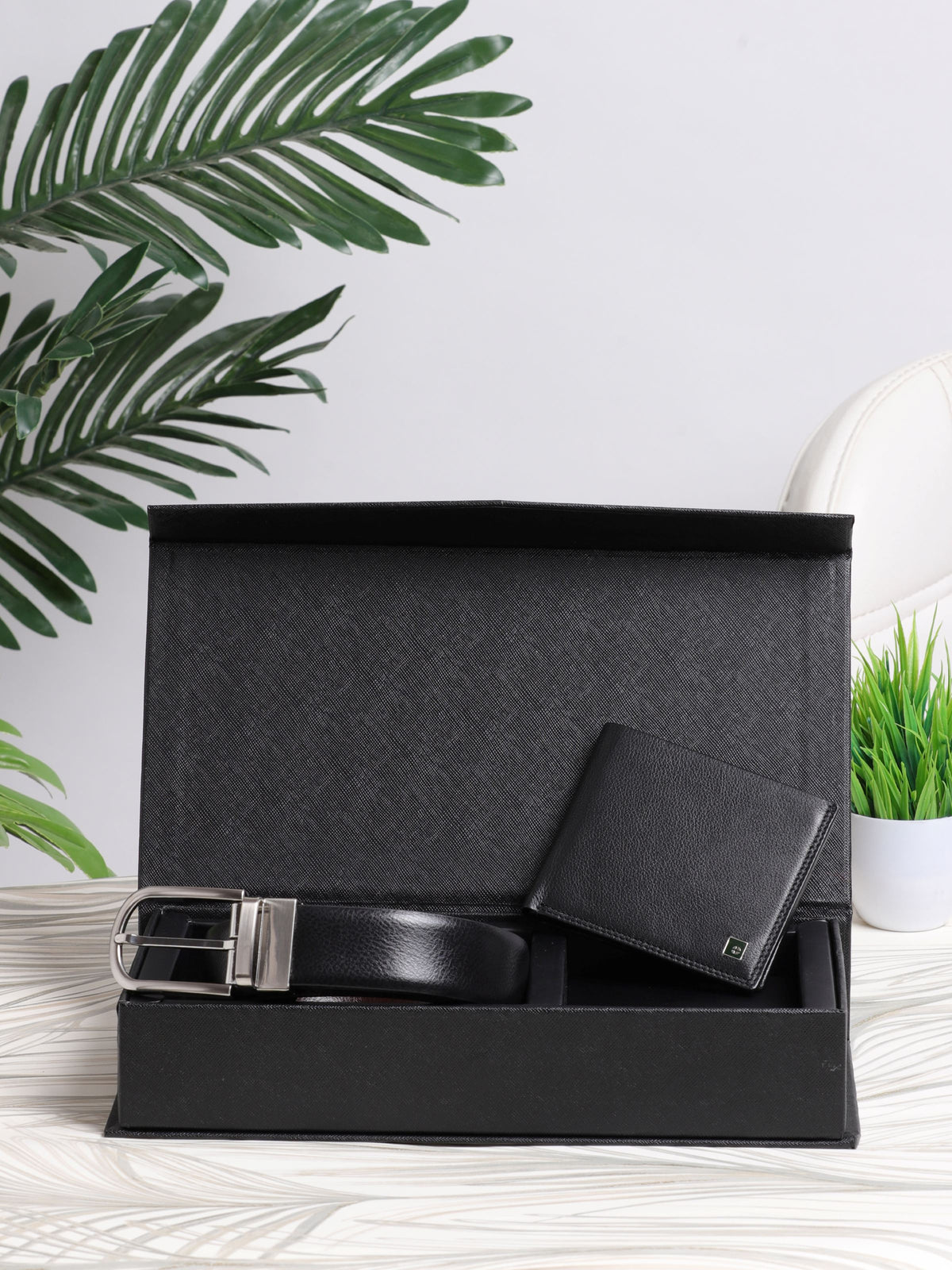 Classic Belt & Wallet Gift Set