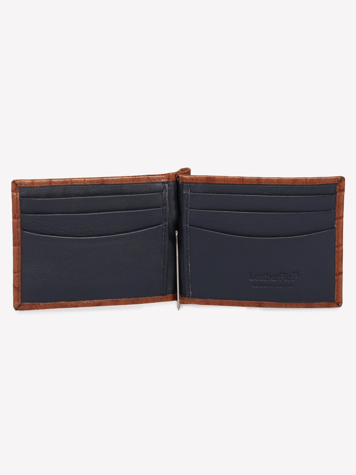 Croc-Embossed Leather Wallet