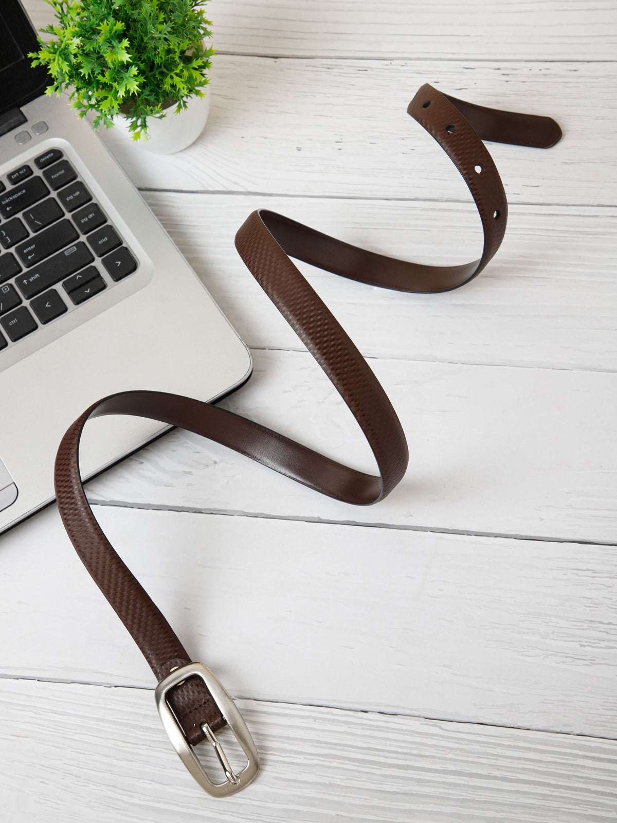 Center-Pin Leather Belt