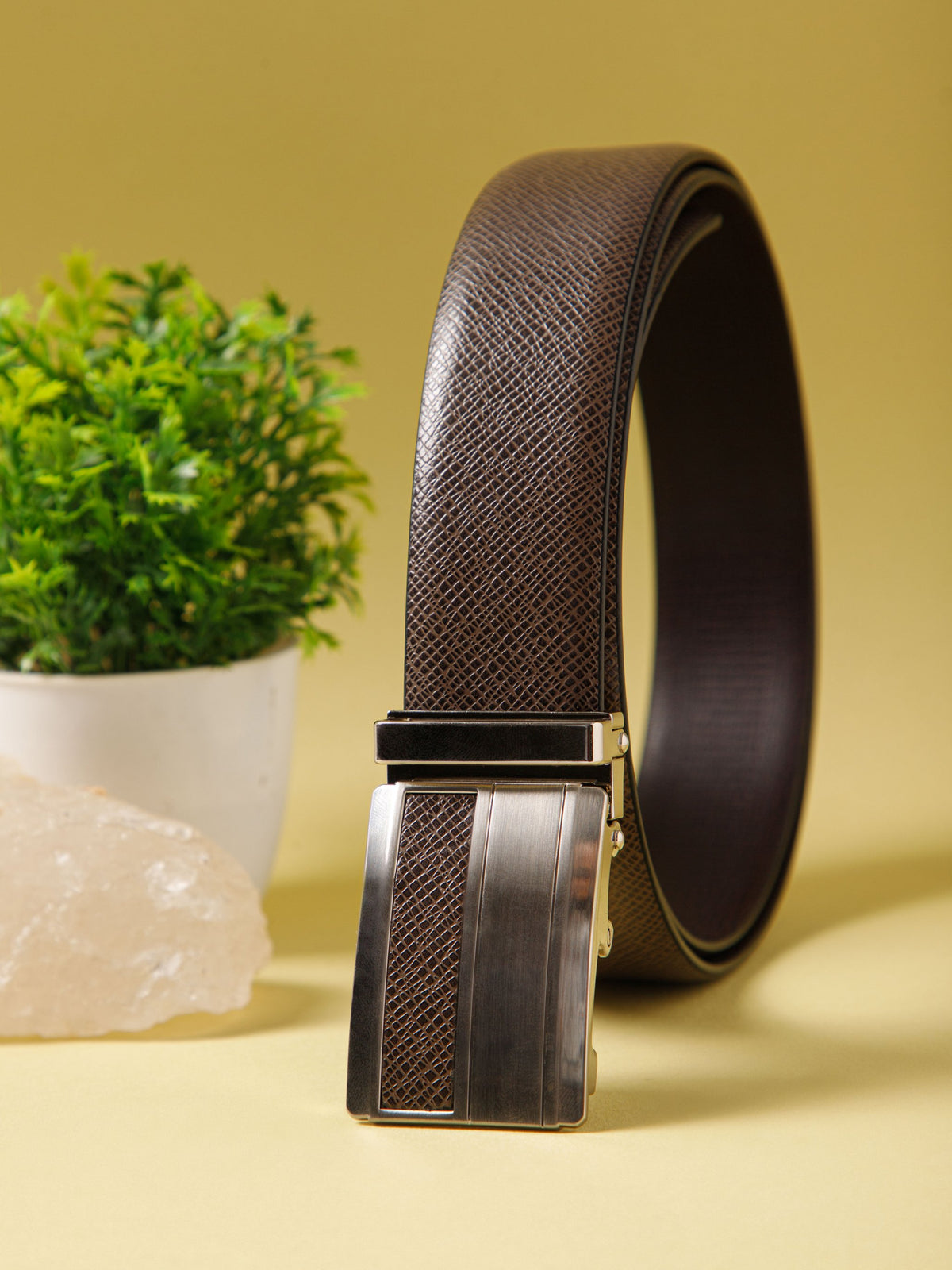 Classic Autolock Leather Belt