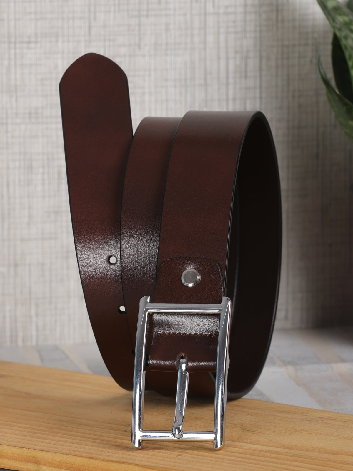 Micro Grain Texture Casual Leather Belt