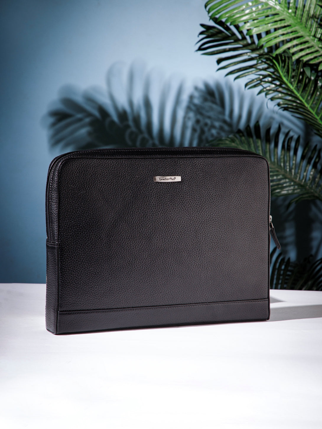 Milled Leather Laptop Sleeve