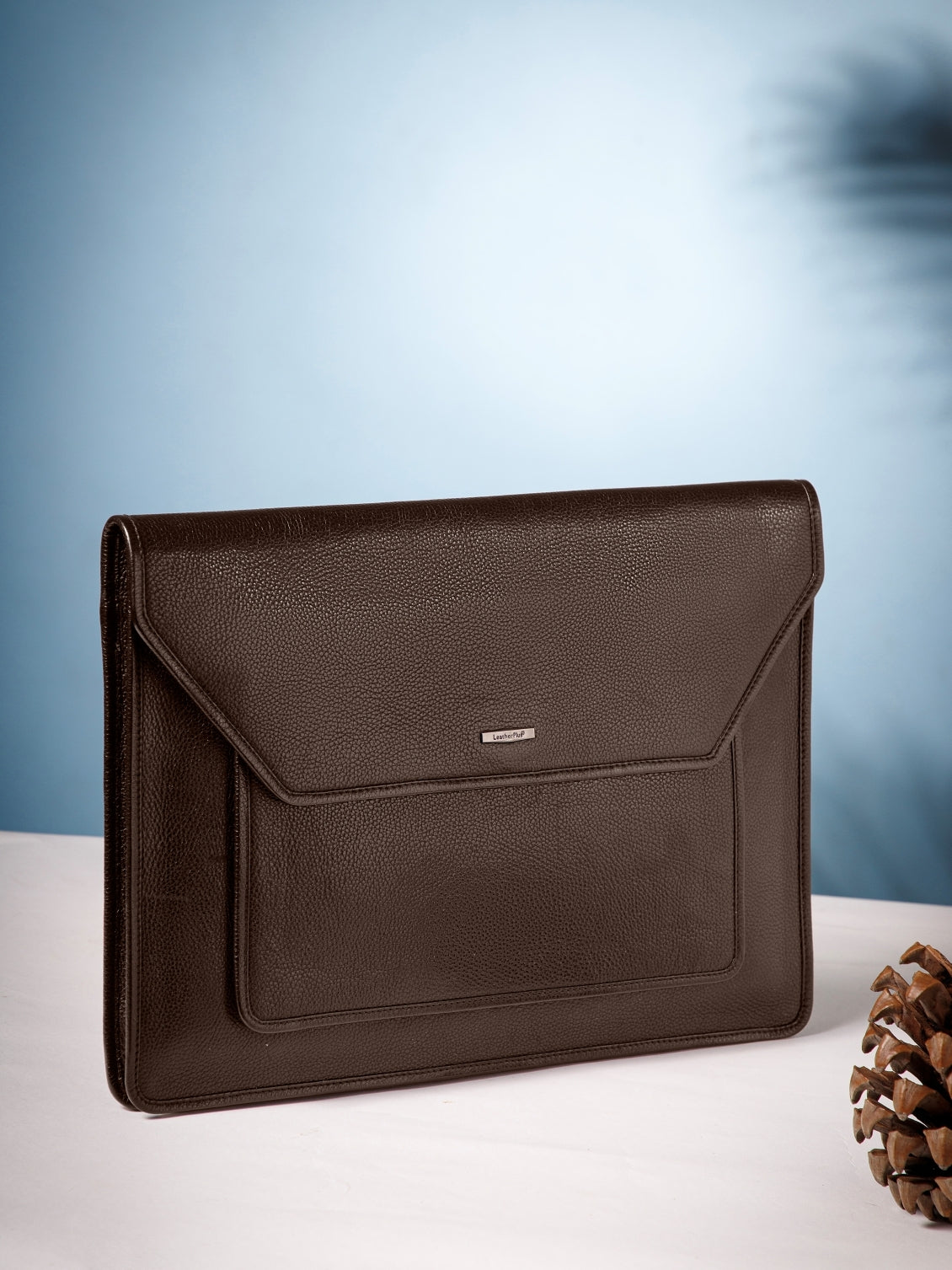 Natural Milled Leather Laptop Sleeve