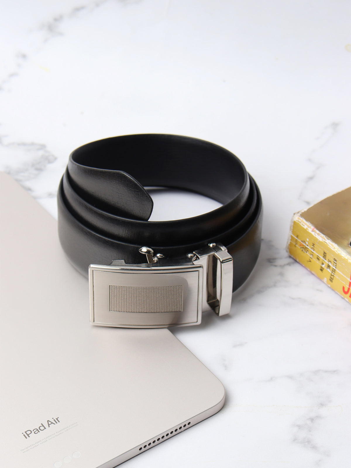 Plus Size Sleek Autolock Leather Belt