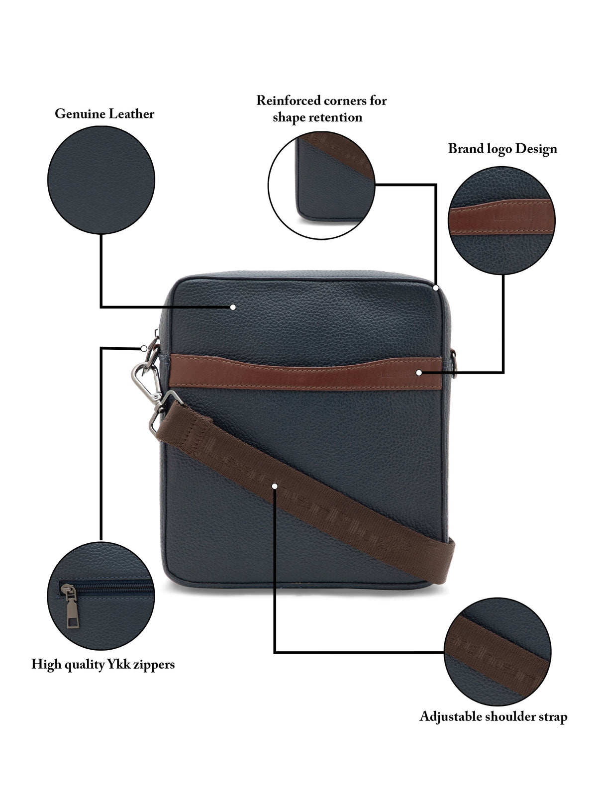 Urban Leather Crossbody Bag