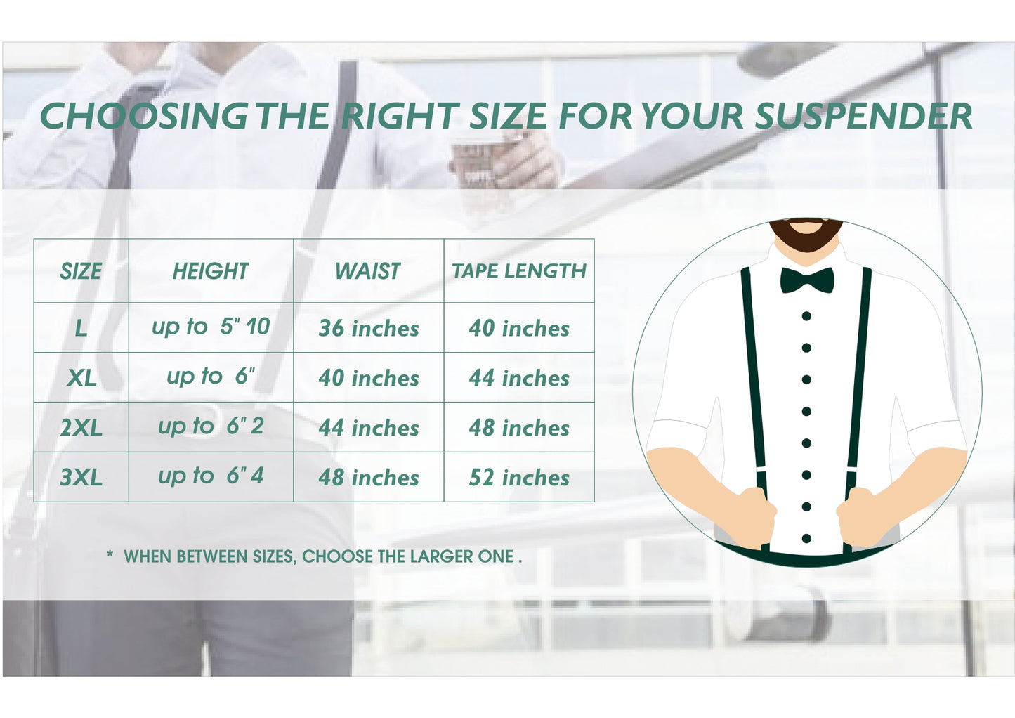 Men's Retro Suspender MB-139