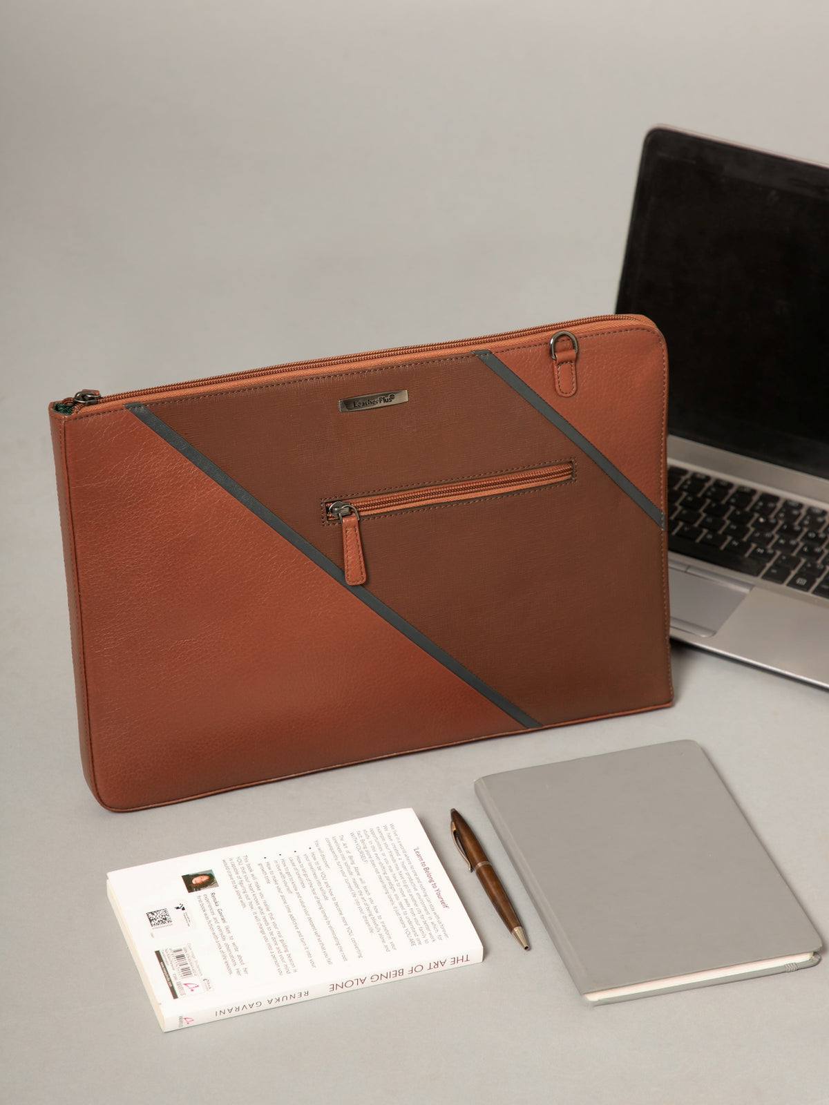 Variegated Leather Laptop Sleeve