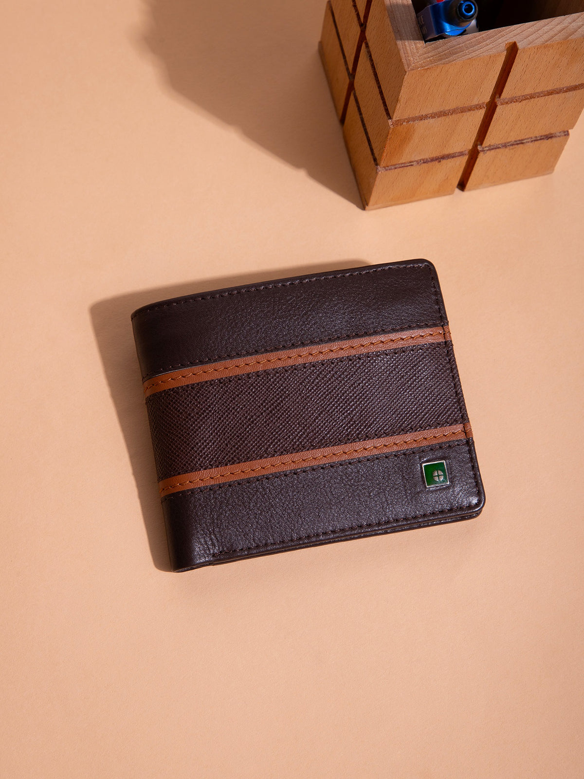 Canvas Leather Wallet