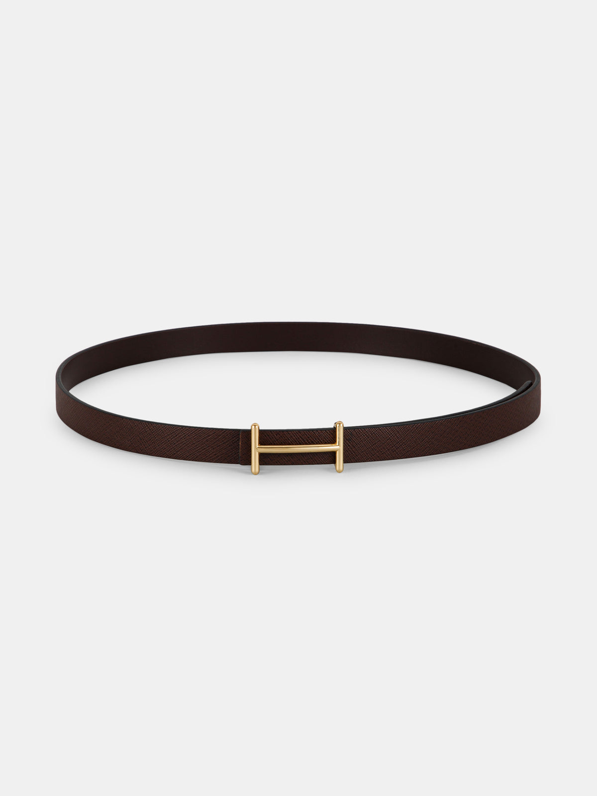 Saffiano Leather Belt