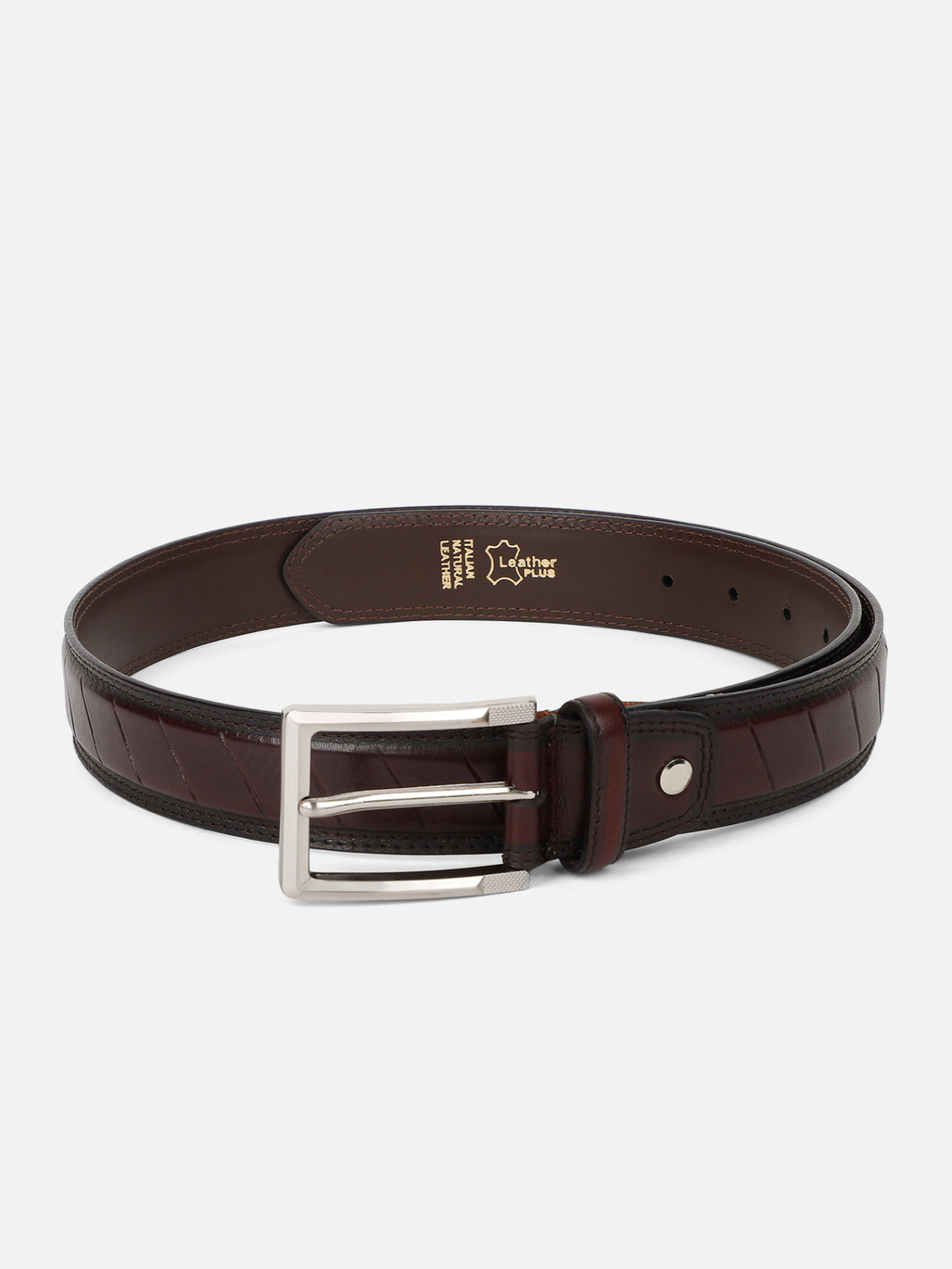 Slant Panel Pattern Belt