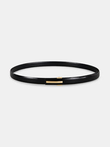 Sleek Leather Belt