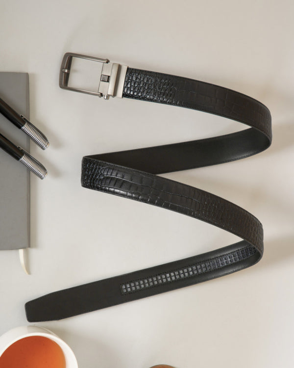 Signature Autolock Leather Belt